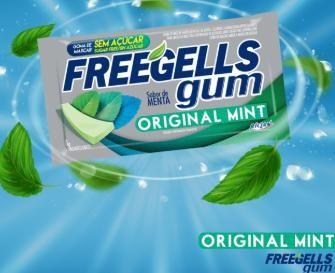Imagem de Chiclete Goma Freegells Gum Original Mint C/15 - Riclan