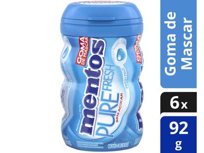 Imagem de Chiclete Mentos Pote Purefresh Mint C/ 6uni 56g