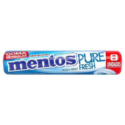 Imagem de Chiclete Mentos Pure Fresh Mint Stick 16g - Embalagem com 14 Unidades