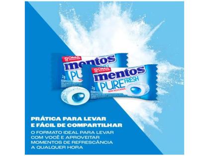 Imagem de Chiclete Mentos Pure Fresh Perfetti Caixa C/60 120g