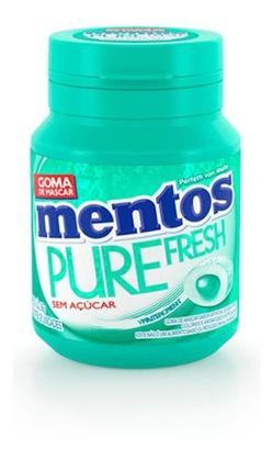 Imagem de CHICLETE MENTOS PURE FRESH POTE 06X56g GOMA WHITERGREEN