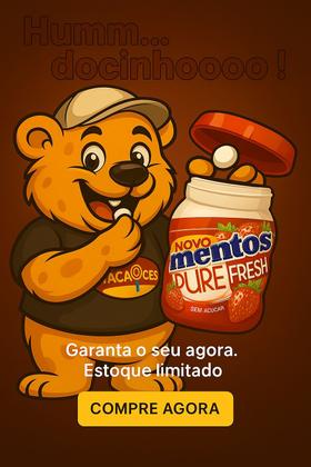 Imagem de CHICLETE MENTOS PURE FRESH POTE 06X56g MORANGO
