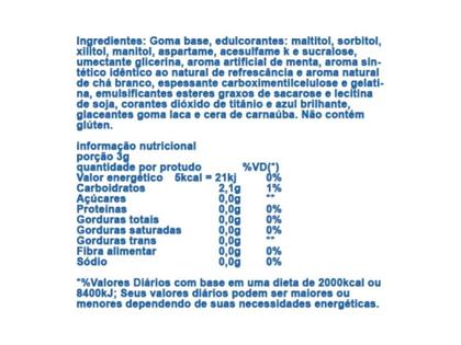 Chiclete Mentos Pure Fresh Sem Açúcar C/ 60u 120g Imagem de Chiclete Mentos Pure Fresh Sem Açúcar C/ 60u 120g