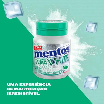 Imagem de Chiclete Mentos Pure Fresh White Spearmint C/ 6 Potes