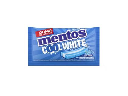Imagem de Chiclete Mentos Sem Açúcar Cool White Fresh Mint C/ 15un 127,5