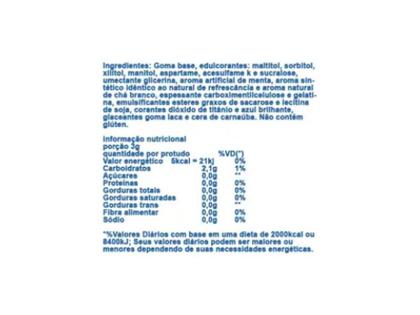 Imagem de Chiclete Mentos Tutti Frutti/Menta UP2U Sem Açúcar Pote C/ 6un