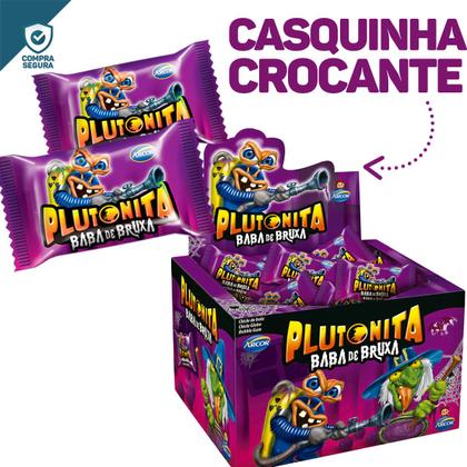 Imagem de Chiclete Plutonita Baba De Bruxa Delicioso Display C/40 Un.- Arcor Divertido