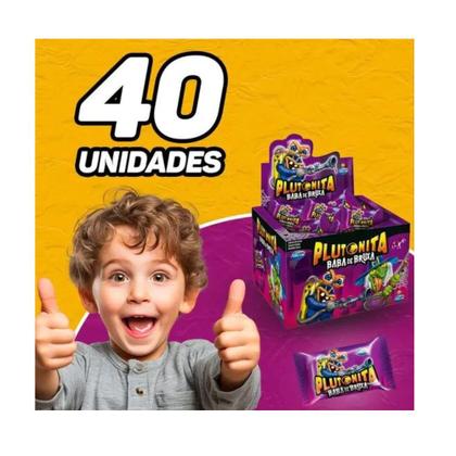 Imagem de Chiclete Plutonita Baba De Bruxa Halloween Arcor 180g