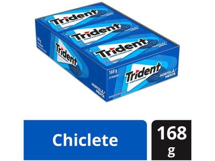 Imagem de Chiclete Trident 5s Hortelã Sem Açúcar - Display com 21 Unidades de 8g