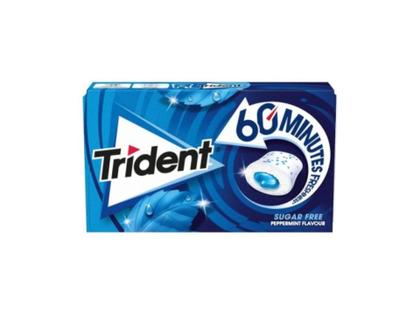 Chiclete Trident 60 Minutes Peppermint Importado 20g Imagem de Chiclete Trident 60 Minutes Peppermint Importado 20g