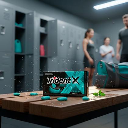 Imagem de Chiclete Trident Fresh Herbal 8g com 5 Unidades