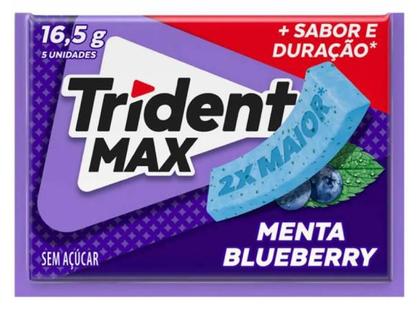 Imagem de Chiclete Trident Max Blueberry Menta 2x Maior C/14 unidades