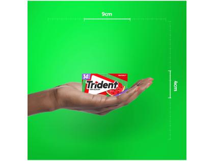 Chiclete Trident Melancia 25,2g Imagem de Chiclete Trident Melancia 25,2g