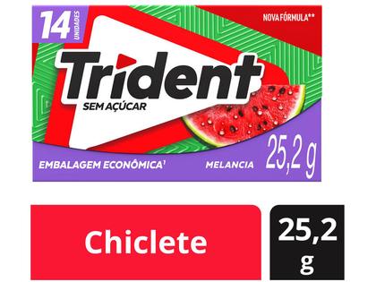 Chiclete Trident Melancia 25,2g Imagem de Chiclete Trident Melancia 25,2g