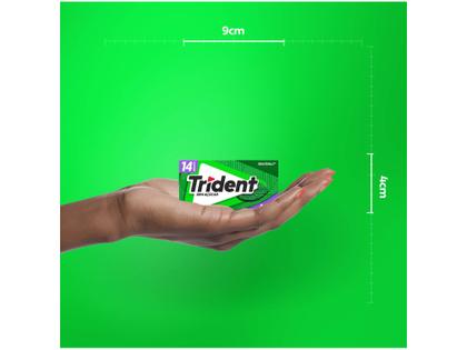 Chiclete Trident Menta 25,2g Imagem de Chiclete Trident Menta 25,2g