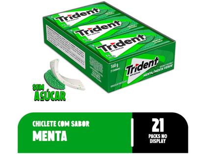 Imagem de Chiclete Trident Menta 8g com 5 Unidades