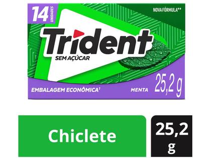 Imagem de Chiclete Trident Menta C/ 14Unid 25,2g
