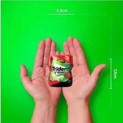 Chiclete Trident Morango Lime X Senses 06 Potes 54g C/28 unidades cada Imagem de Chiclete Trident Morango Lime X Senses 06 Potes 54g C/28 unidades cada