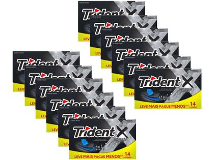 Imagem de Chiclete Trident X 14s Fresh - Display com 12 Unidades de 26,6g