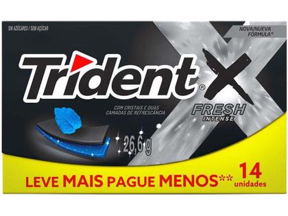 Imagem de Chiclete Trident X 14s Fresh - Display com 12 Unidades de 26,6g