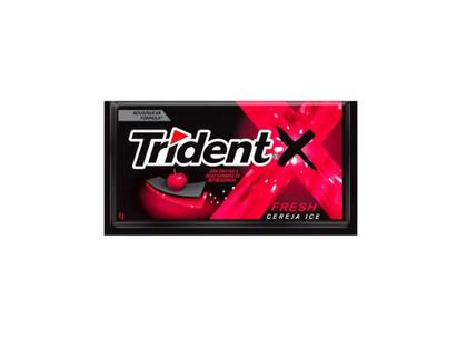 Imagem de Chiclete Trident X Senses Cereja Ice C/ 21unid 168g