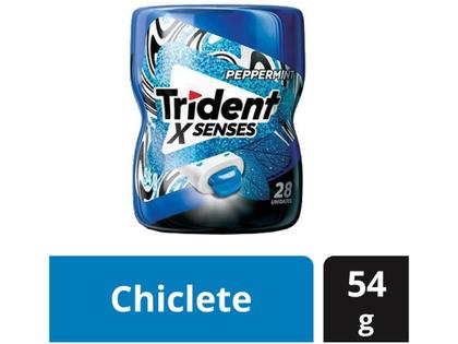 Chiclete Trident X Senses Hortelã 54g Imagem de Chiclete Trident X Senses Hortelã 54g