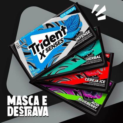 Imagem de Chiclete Trident XSenses Intense 8g - Caixa com 21 Unidades