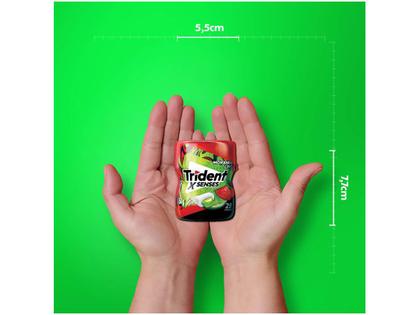 Imagem de Chiclete Trident XSenses Morango Lime Sem Açúcar