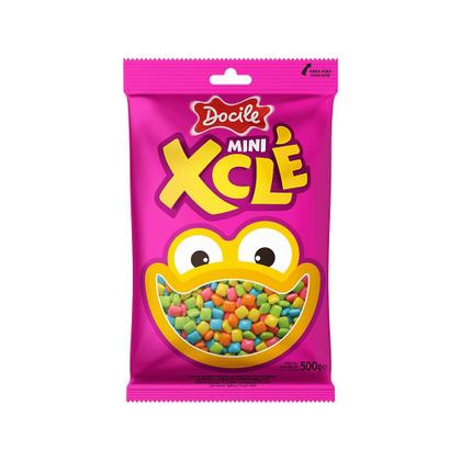 Imagem de Chiclete X Clé Tutti Frutti Colorido Sortido 500g - Docile