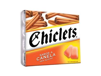 Imagem de Chiclets Adams Canela Sem Açúcar Importado 16,8g