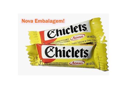 Imagem de Chiclets Adams Hortelã  Caixa C/100unid - 280g