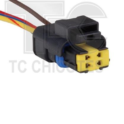 Imagem de Chicote 04 vias, do sensor de temperatura fiat linha sigma, porta femea, terminal 1,6mm 1041117