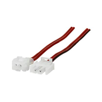 Imagem de Chicote 1mm Macho e Fêmea 2 vias - 27cm - Alta Qualidade