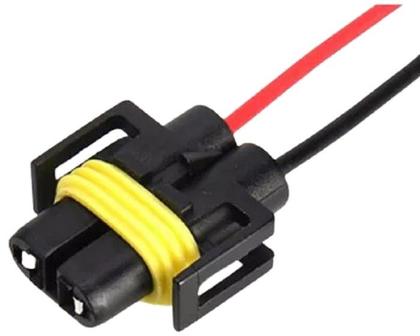 Imagem de Chicote 2v lâmpadas h8 h11 h27 sensor de velocidade blazer 6cc porta femea term 2,8mm 1021138