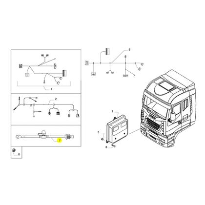Imagem de Chicote Caixa Fuzivel Para Iveco Stralis - 41221142