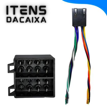 Imagem de Chicote Conector Plug Femea Universal 16 Vias Automotivo