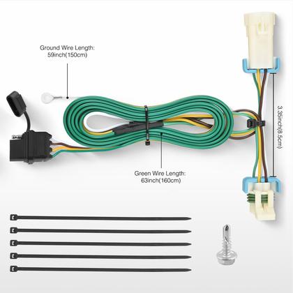 Imagem de Chicote de fiação de reboque Nilight 55359 para Chevrolet S10