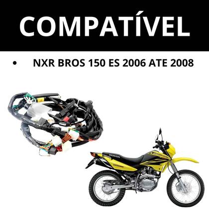 Imagem de Chicote Fiação Principal Completo Nxr Bros 150 Es 2006 2007 2008
