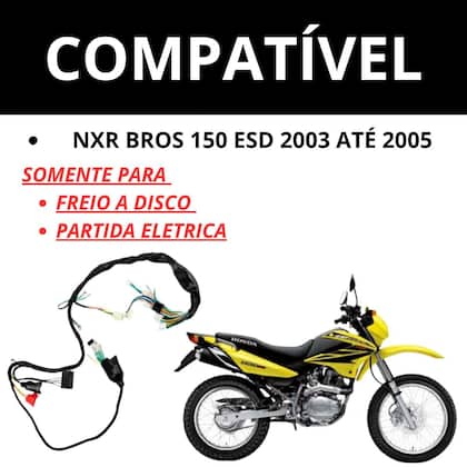 Imagem de Chicote Fiação Principal Completo Nxr Bros 150 Esd 2003 2004 2005