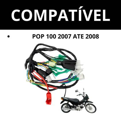 Imagem de Chicote Fiação Principal Completo Pop 100 2007 Ate 2008