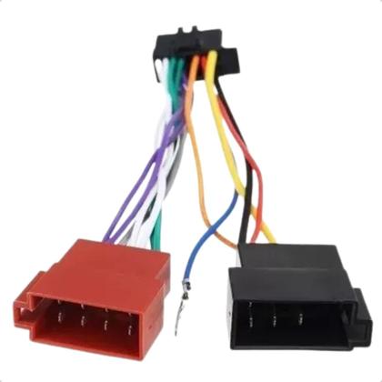 Imagem de Chicote Pioneer 16 Vias Compatível MVH S218BT DEH 2250UB Bluetooth Rádio Automotivo Plug Padrão