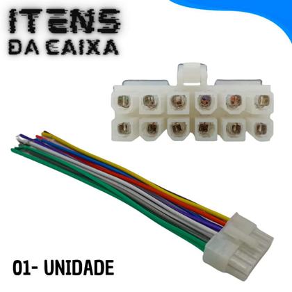 Imagem de Chicote pioneer conector plug radio som automotivo fio 346 Antigo 323 / 346 / 436 / 523