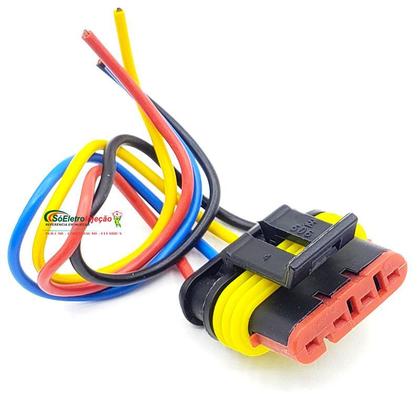 Imagem de Chicote Plug Conector Sonda Lambda Fiat Uno Palio Siena