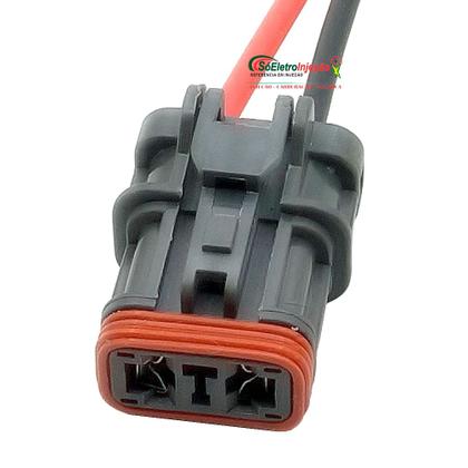 Imagem de Chicote Plug Conector Ventoinha Ar Condicinado Honda Fit Civic City 