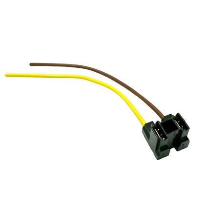 Imagem de CHICOTE RAINHA DAS SETE SOQUETE UNIVERSAL FAROL LAMPADA H7 2 VIAS FIO 1,5MM - ETE7140 Marrom/Amarelo