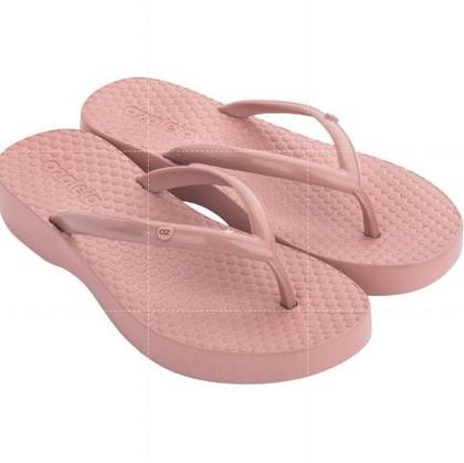 Imagem de Chinelo Azaleia Sandália Feminina Ortopedica Conforto Tratorada Esporao Fascite Plantar Salto Médio Conforto