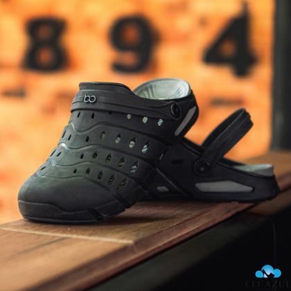 Imagem de Chinelo Babuche Masculino Ravi Clog Ortopédico BoaOnda Trabalho Medico Conforto