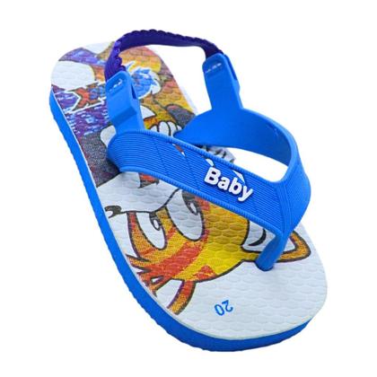 Imagem de Chinelo Baby   com elásticos e desenhos infantil Meninos Antiderrapante