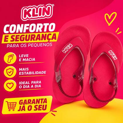 Imagem de Chinelo baby klin 442119 acqua print com elastico