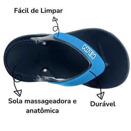 Imagem de Chinelo Baby Klin Acqua Print Anatômico Confortável Resistente